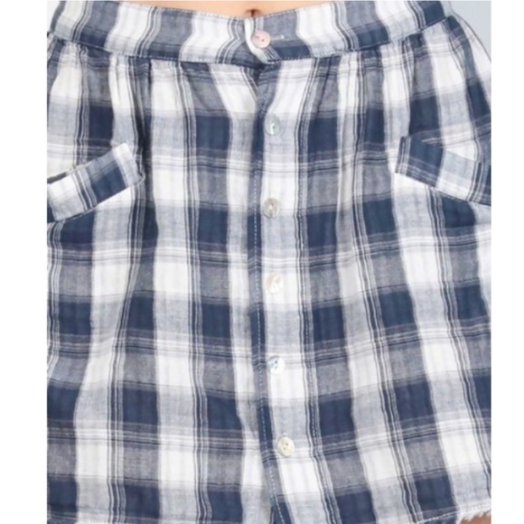 POL Plaid Button Front Mini Skirt - Picture 3 of 4
